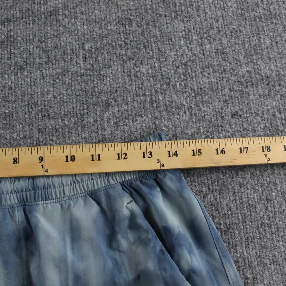 Lululemon Shorts Men Medium Pace Breaker Blue Tie Dye Athletic Running Gym - Picture 8 of 10